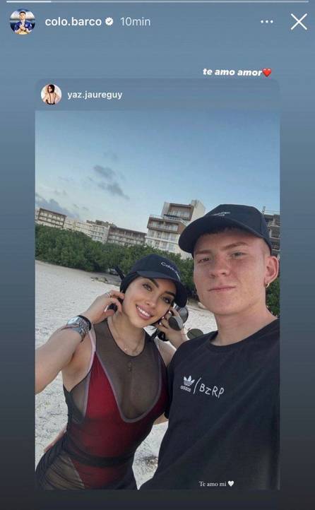 El "Colo" Barco subió una foto a sus redes sociales con su nueva novia