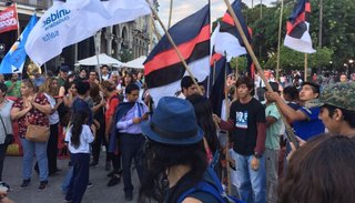 Salteños se manifiestan “para apoyar la democracia”
