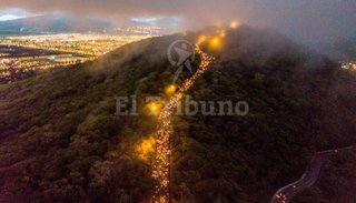 La Virgen del Cerro tuvo su fiesta aún bajo la lluvia