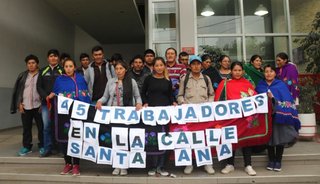 Trabajadores reclaman ser reincorporados