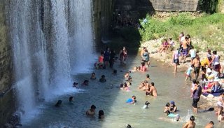 Con el drone de El Tribuno te mostramos unas "cataratas" casi desconocidas por los salteños