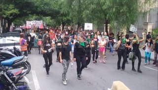 Salteños se sumaron a la marcha para repudiar el fallo por el crimen de Lucía Pérez