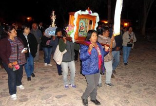 Honras a Santa Bárbara en Purmamarca