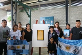 La Unju homenajeó a los tripulantes del submarino