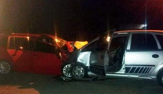 Permanece grave único sobreviviente del choque frontal de Monterrico