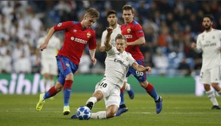 CSKA Moscú goleó a Real Madrid en el Bernabéu