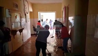VIDEO. Piden arena para evitar que el hospital de Maimará se inunde