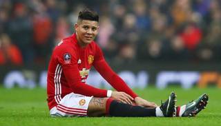 Marcos Rojo fue declarado transferible por el Manchester United