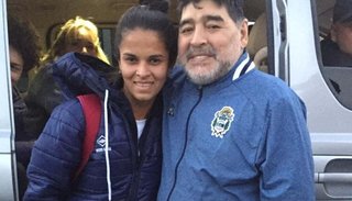 Claudia Roldán, la salteña que conoció a Maradona: “Es lo mejor que me pasó en mi carrera”