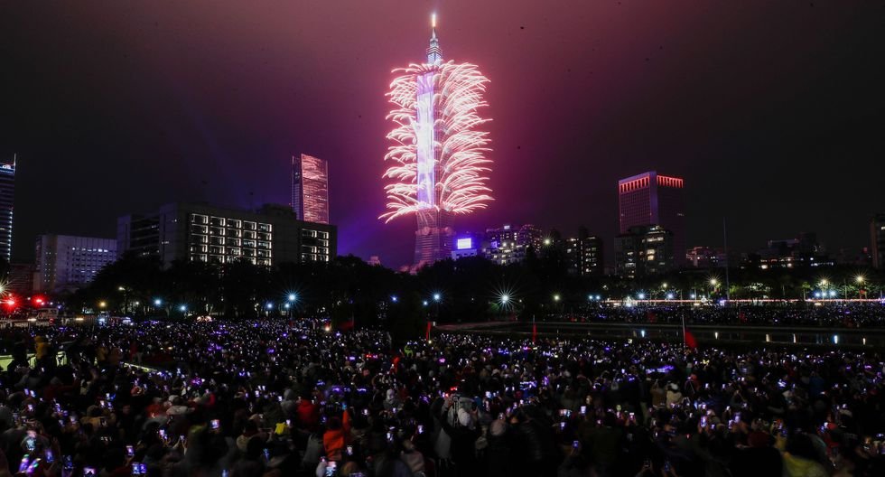 Taiwán recibe así el Año Nuevo 2020. (EFE/EPA/RITCHIE B. TONGO). Taiwán recibe así el Año Nuevo 2020. (EFE/EPA/RITCHIE B. TONGO).