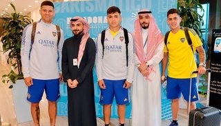 Boca, en Arabia, se prepara para enfrentar mañana al Barcelona