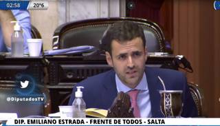 Estrada: “Quiero apoyar este presupuesto y esperar que los diputados de mi provincia también lo hagan”