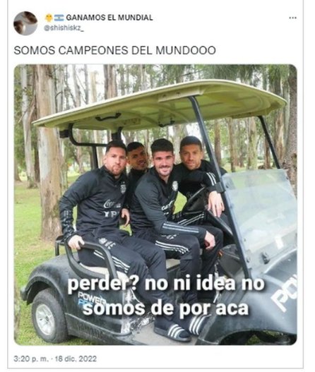 Los memes tras el triunfo de Argentina