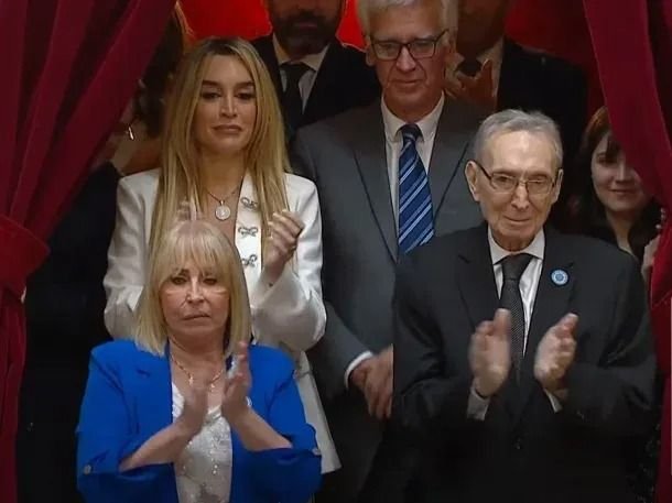 Los padres de Milei, presentes en la asunción